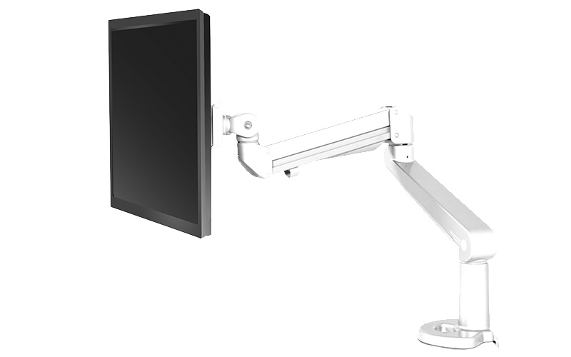 Single Monitor Arm - White