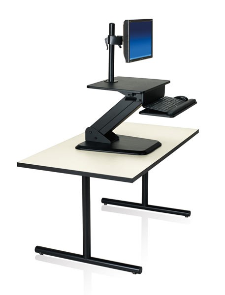KIC Sit Stand Single Monitor Workstation