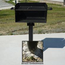 Single Camp Grill (Direct Embedment)